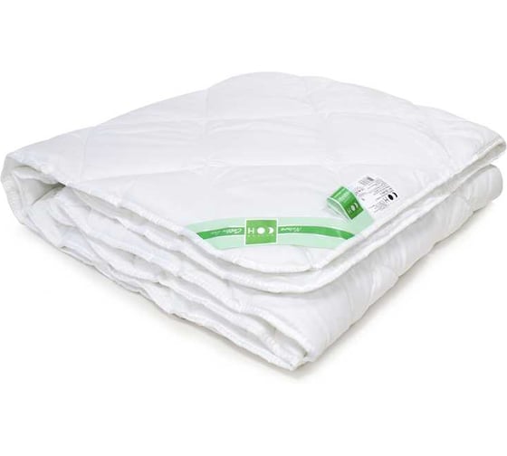 Изображение товара Одеяло стеганое Мягкий сон бамбуковое волокно, 205х140, Natura, сатин, белый ОБ-5111у