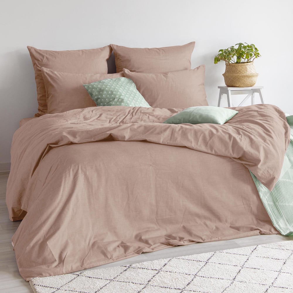 Изображение товара Комплект постельного белья Verossa Семейный Сатин 130 гр/м2 Almond