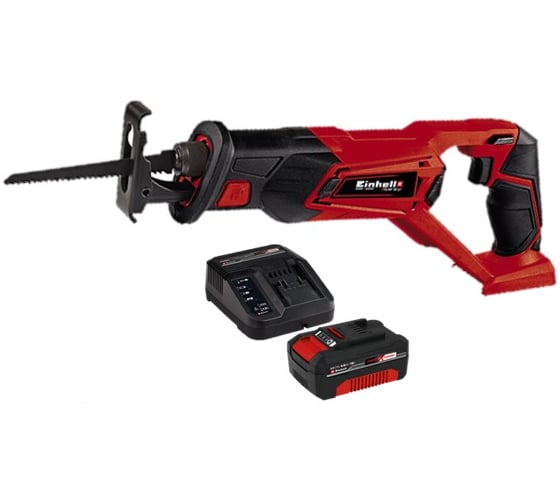 Изображение товара Пила сабельная аккумуляторная Einhell PXC TE-AP 18 Li, 18 В, ход 22 мм, 0-2600 мин, 100 мм, Quick + 1 акк. 4 Ач + ЗУ 4326300SET