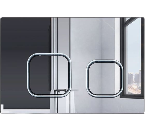 Изображение товара Кнопка смыва Bauedge BAU Strike для инсталляции IDEAL, хром E00101