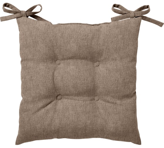 Изображение товара Подушка для стула Волшебная Ночь с тафтингом 40х40 см Какао 922073