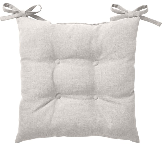 Изображение товара Подушка для стула Волшебная Ночь с тафтингом 40х40 см Экрю 922071