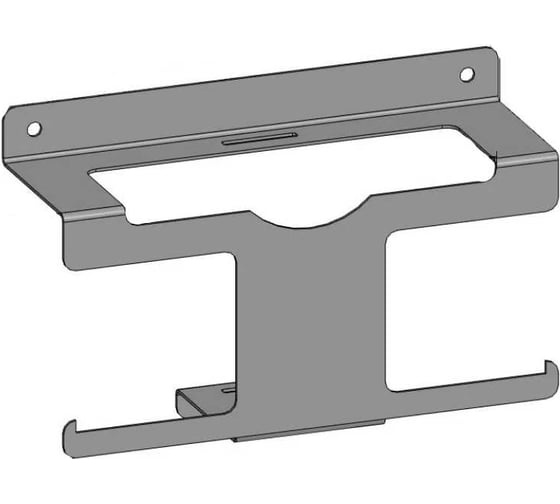 Изображение товара Держатель для болгарки Parallax Параллакс, для УШМ и шлифовальной машинки до 150 мм, настенный, с крючками, черный 502BX060100200-BLG