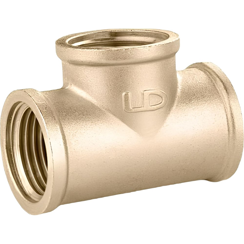 Изображение товара Тройник LD латунь Ду50 для трубопроводов