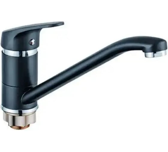 Изображение товара Смеситель для кухни INGROSSO Paolo гусак 24 см, картридж 40 мм, гайка 499-277-19 УТ-00051142