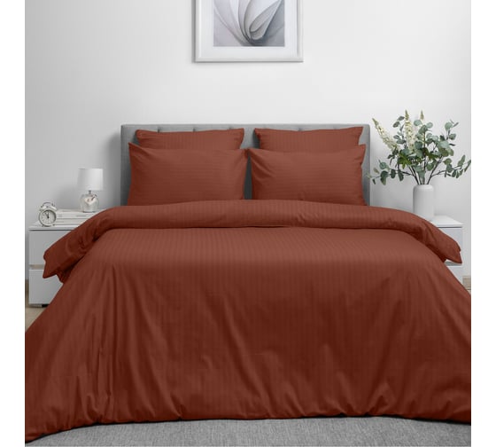 Изображение товара Комплект постельного белья Волшебная Ночь 1.5 спальный Ранфорс 110 г/кв.м TERRA с наволочками 70х70 см 926520