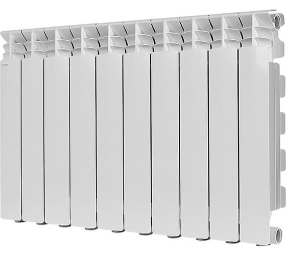 Изображение товара Радиатор алюминиевый STOUT GAMMA 500 10 секций, боковое подключение, белый RAL 9010 SRA-3310-050010 RG0093CTCOQD4M