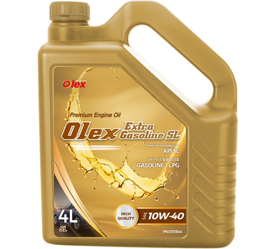 Изображение товара Масло моторное OLEX 4 л Extra Gasoline SL 10W-40 PK0101544