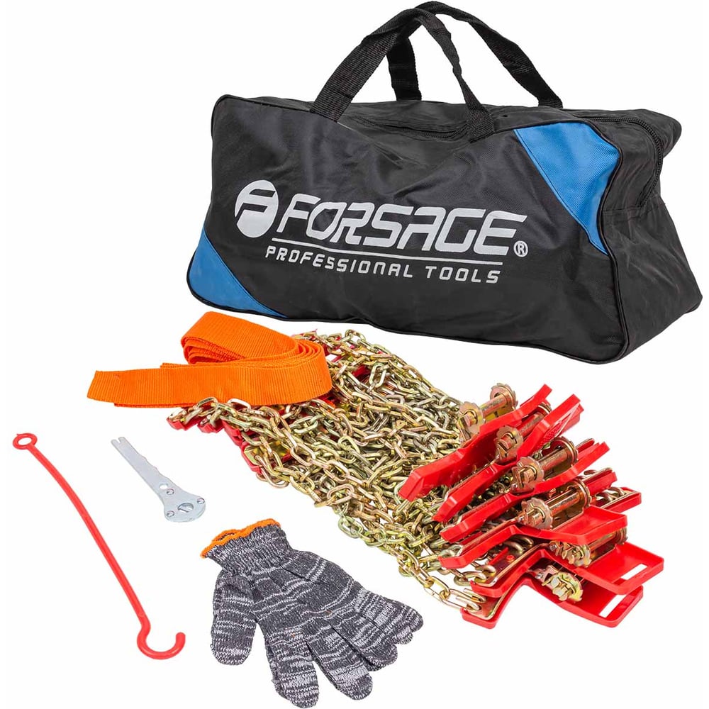 Изображение товара Цепи противоскольжения Forsage комплект 10 предметов для R13-R18