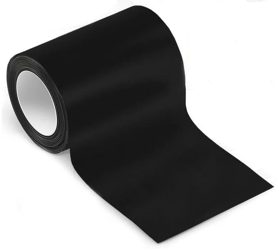 Изображение товара Декоративная матовая самоклеящаяся защитная пленка Daytona чёрная, 100 мм, 5 м, для авто на пороги, кузов и салон MP1664010050