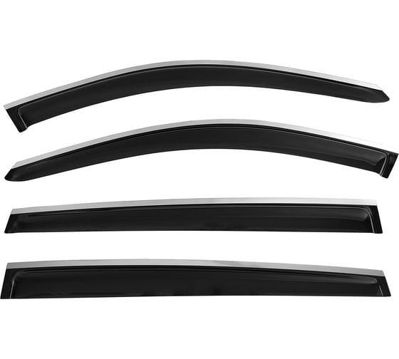 Изображение товара Дефлекторы окон Defly Li L7, 2022-н.в., хромированный молдинг DSLIXL72232-FCr