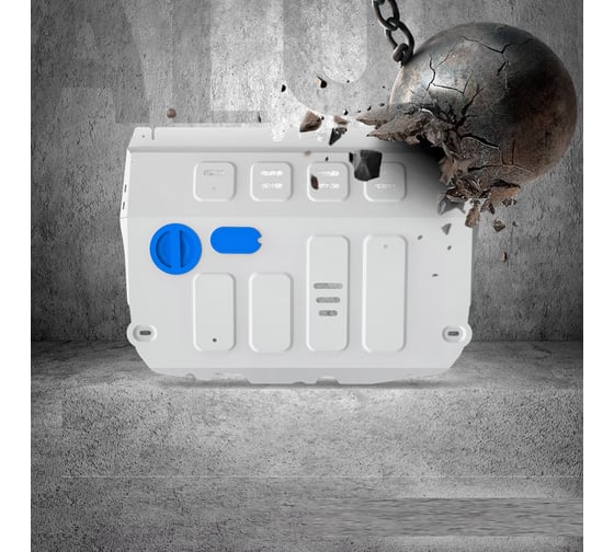 Изображение товара Защита картера Rival для Jetour T2 РКПП 4WD 2023-н.в., рынок РФ 333.0960.1