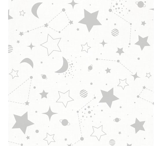 Изображение товара Простыня Облачко 75/125 Перкаль 120 гр/м2, для комплекта постельного белья Stars с наволочками 790271