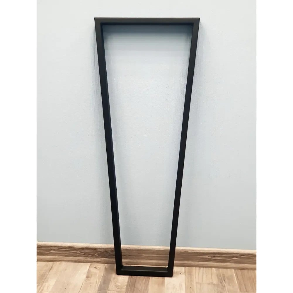 Изображение товара Подстолье для стола Parallax Трапеция Лофт 725х550х40 мм металлическое черное