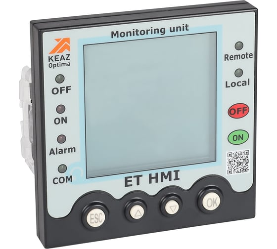 Изображение товара Дисплей на дверь щита КЭАЗ ET HMI T125-T160-T250-T400-T630 ETA-COM, ETE 357187