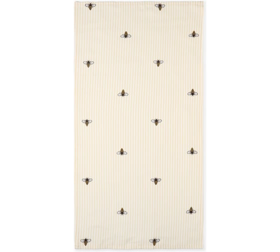 Изображение товара Полотенце Доляна Пчёлки 40x70 см, рогожка 164 г/м2, 100% хлопок 10783188