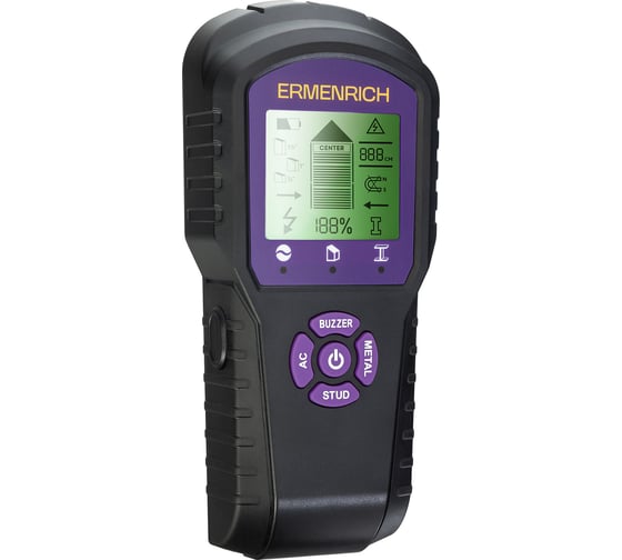 Изображение товара Детектор проводки Ermenrich (Эрменрих) Ping SM60, фиолетовый 83836