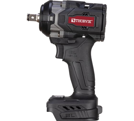 Изображение товара Гайковерт ударный аккумуляторный бесщёточный THORVIK 1/2DR, 21В, 890 Нм, (без АКБ и З/У) BBIW12890DNB 053915