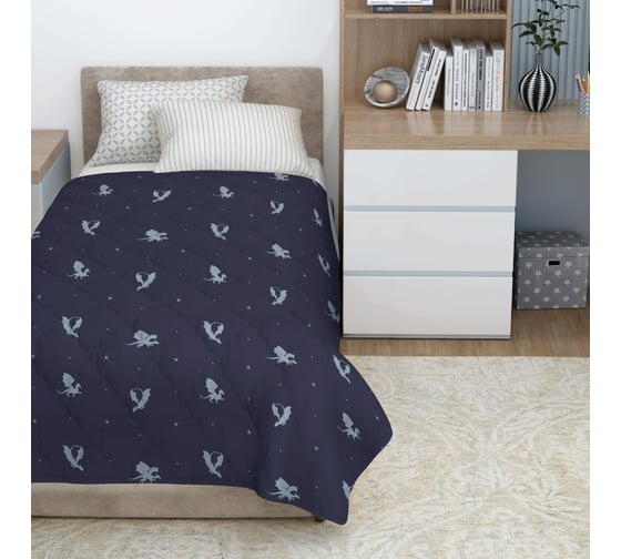 Изображение товара Покрывало Волшебная Ночь Junior Поплин 145х200 см Дракон 797183