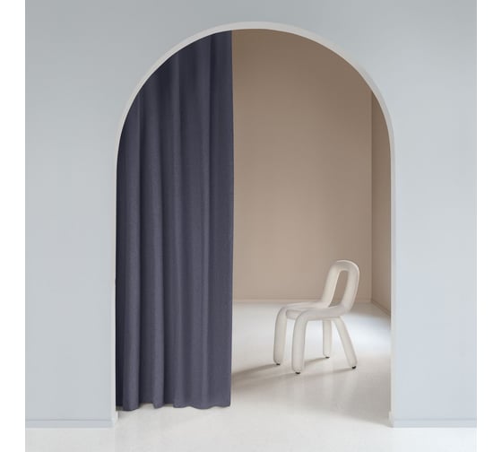 Изображение товара Штора Волшебная Ночь Рогожка 165х270 см Индиго 767271