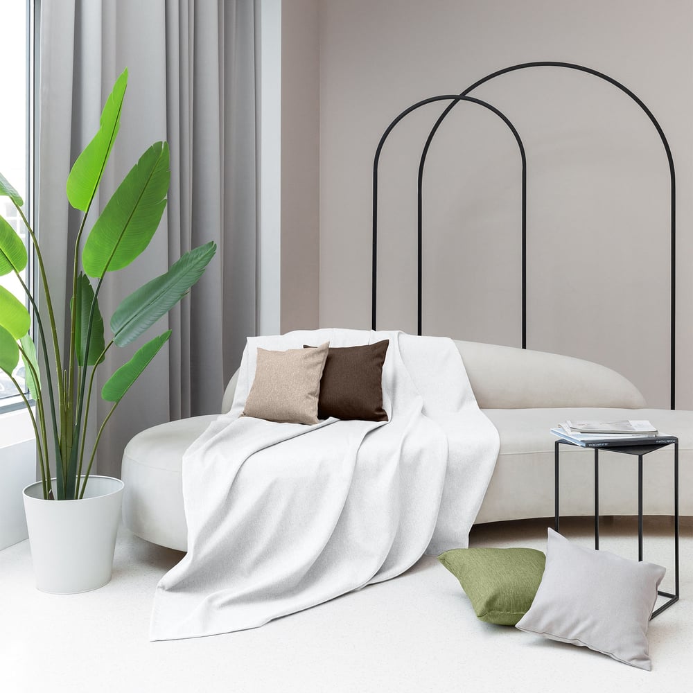 Изображение товара Покрывало Волшебная Ночь полиэстер 140х220 см Снег 926903