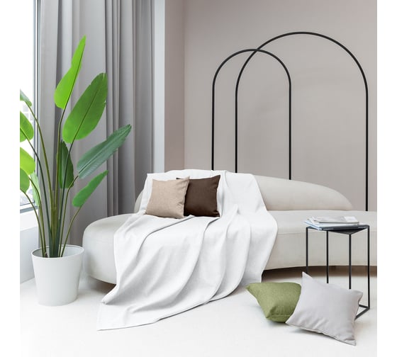 Изображение товара Покрывало Волшебная Ночь полиэстер 200х220 см Снег 926906