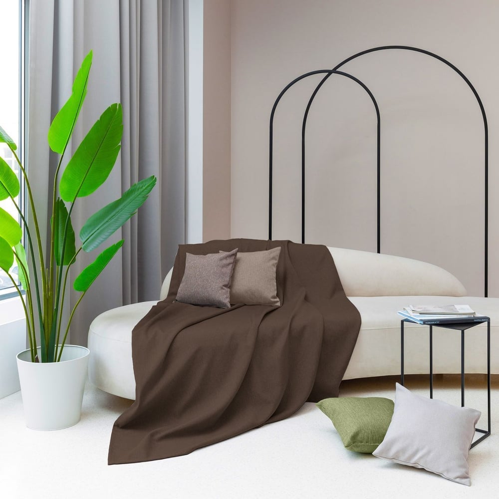 Изображение товара Покрывало Волшебная Ночь полиэстер 140х220 см Шоколад