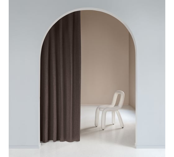 Изображение товара Штора Волшебная Ночь Рогожка 165х270 см Шоколад 767272