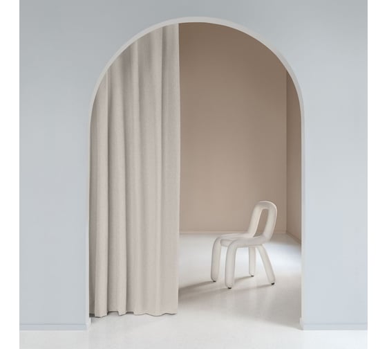 Изображение товара Штора Волшебная Ночь Рогожка 200х270 см Экрю 772363