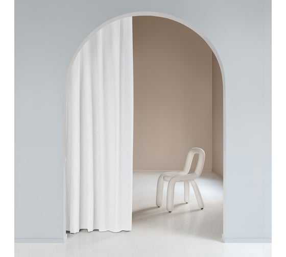 Изображение товара Штора Волшебная Ночь Рогожка 165х270 см Снег 926881