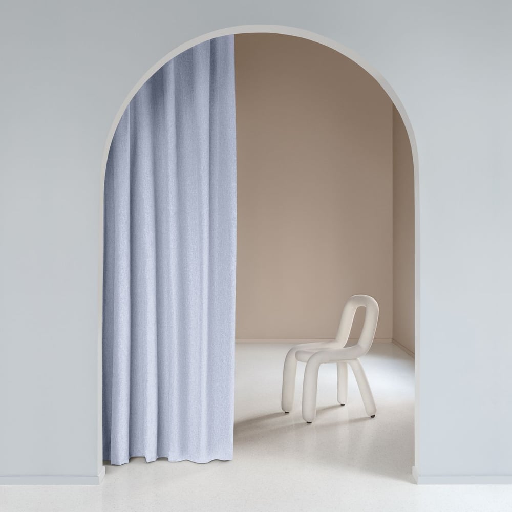 Изображение товара Штора Волшебная Ночь Рогожка 200х270 см Айсберг для кухни классическая