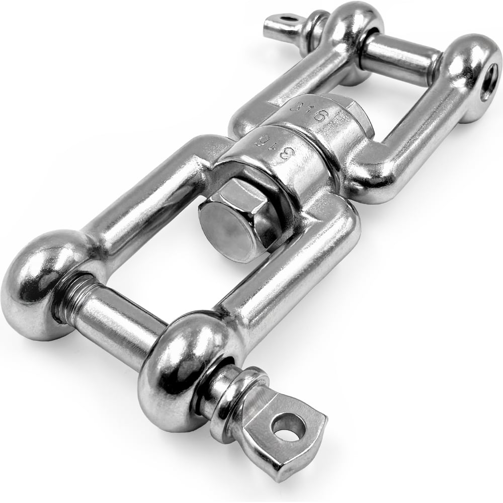 Изображение товара Вертлюг нержавеющий KREPFIELD 13 мм, вилка-вилка, 2 шт ART 8256