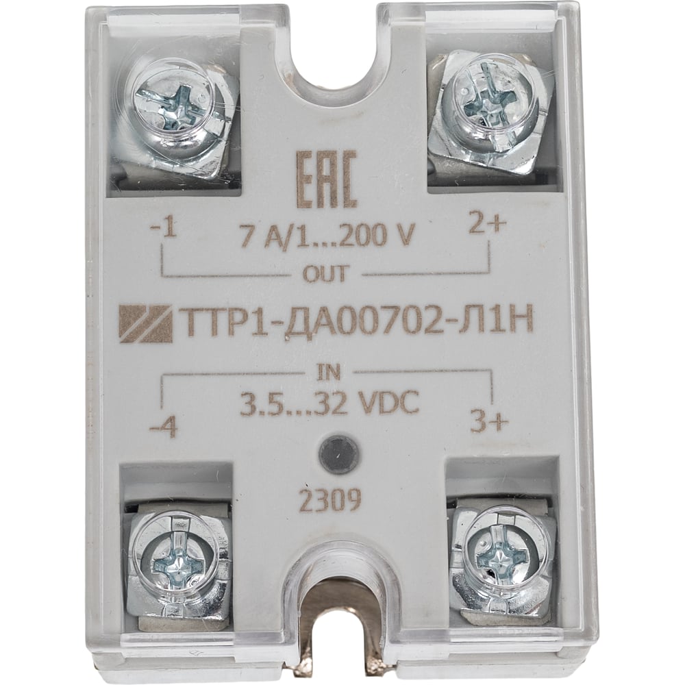 Изображение товара Реле твердотельное постоянного тока ЗАО Протон-Импульс в инновационном конструктиве 1 ТТР1-ДА00702-Л1Н Пр30001