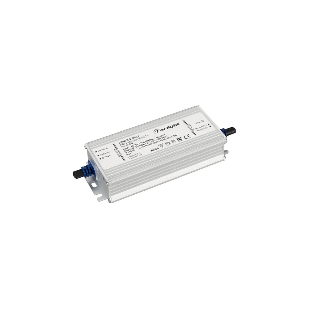 Изображение товара Блок питания Arlight ARPJ-LG-1431050-PFC 100 Вт IP67 для светодиодных светильников