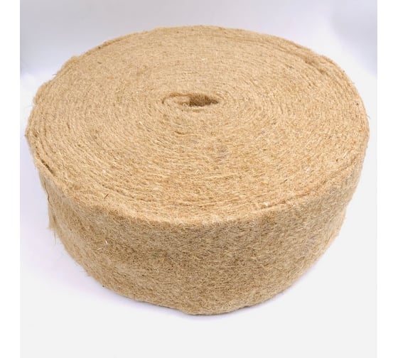 Изображение товара Межвенцовый утеплитель Сибшнур ЭКОСТЕН 4-5 мм 100 мм х20м, 1 шт. 60157