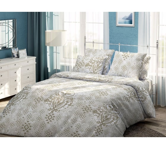 Изображение товара Комплект постельного белья Самойловский Текстиль Семейный, Бязь 110 гр/м2, Совушка-сова, с наволочками 70/70 781559