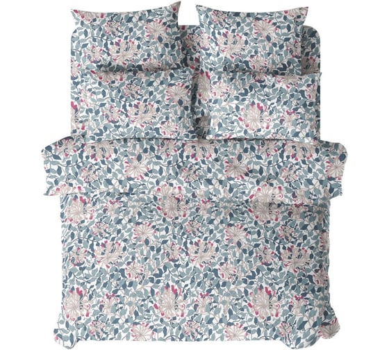 Изображение товара Комплект постельного белья Самойловский Текстиль Семейный, Бязь 110 гр/м2, Муравушка, с наволочками 50/70 778625