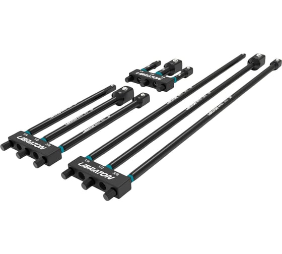 Изображение товара Набор удлинителей головок для шуруповерта 9 шт LIBRATON 915105