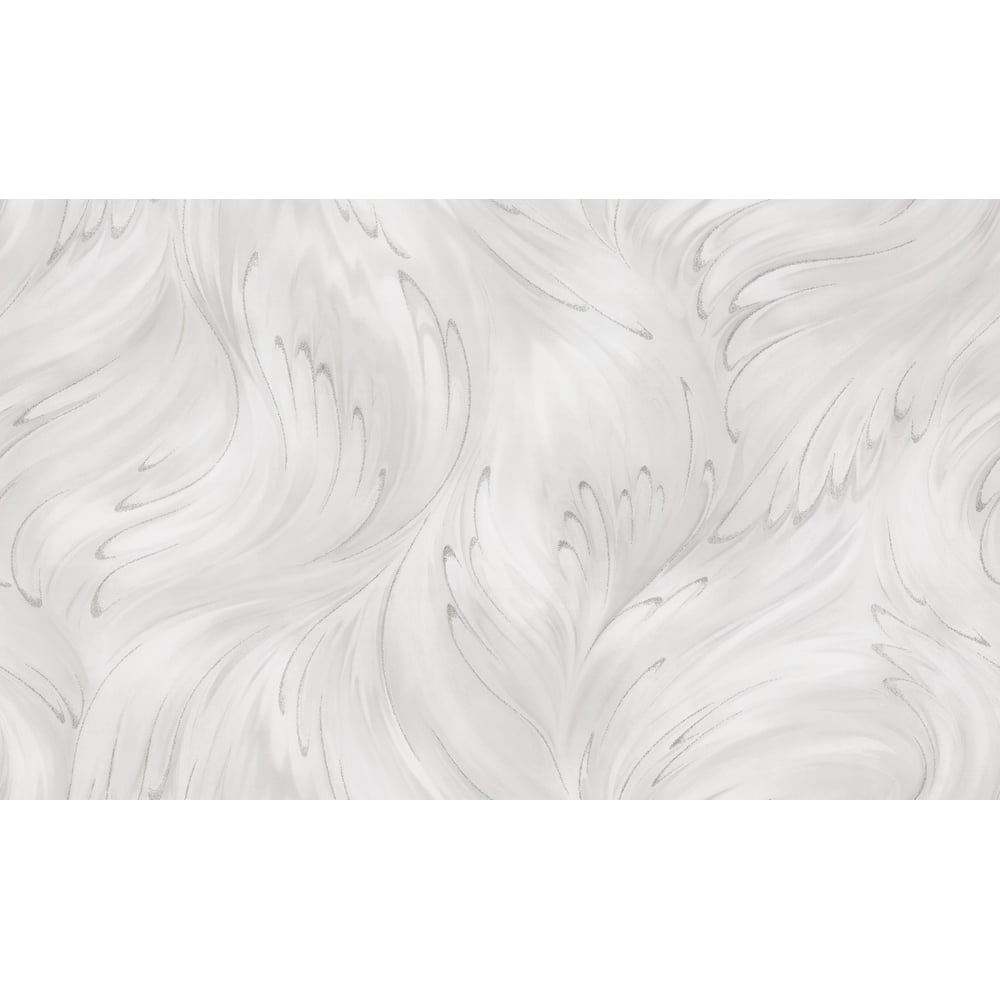 Изображение товара Обои OVK Дивина горячее тиснение 10х1.06 м светло-серые