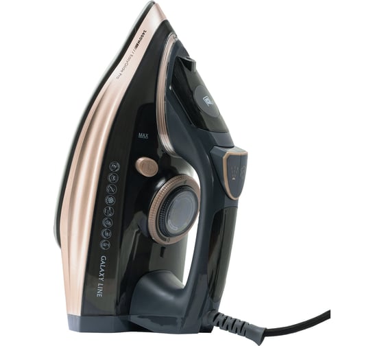 Изображение товара Утюг Galaxy LINE GL 6143, синий, паровой, 3400 Вт, керамическое покрытие EasyGlide Pro 7060161430