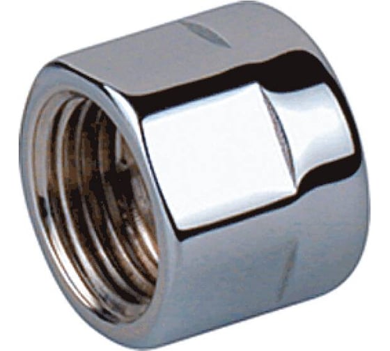 Изображение товара Переходник для стальных труб Giacomini хром, 1/2"x16 ВР T177x010 022-5108