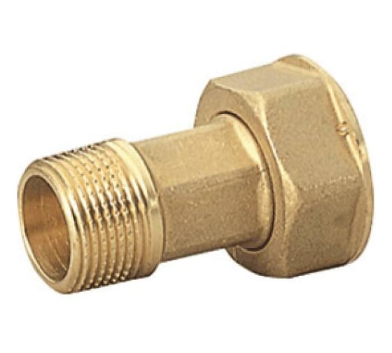 Изображение товара Полусгон латунный Giacomini R37 Ду20, 3/4"xG1" НР/нак/г R37Y004 128-3226