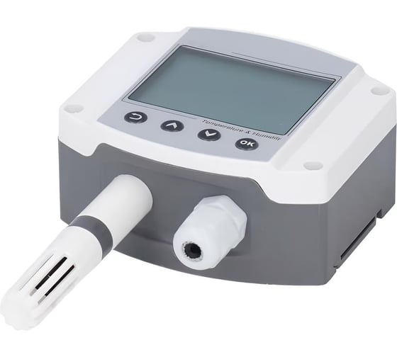 Изображение товара Датчик температуры и влажности воздуха Доступная Автоматика 4-20мА с дисплеем TH-20-AD