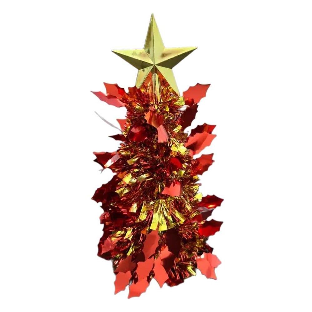 Изображение товара Сувенир Елка с подсветкой, красная, высота 22 см, для дома