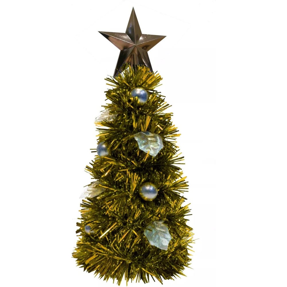 Изображение товара Сувенир BVItech Елка с подсветкой золото 22 см BS-HDG8256/1 82561