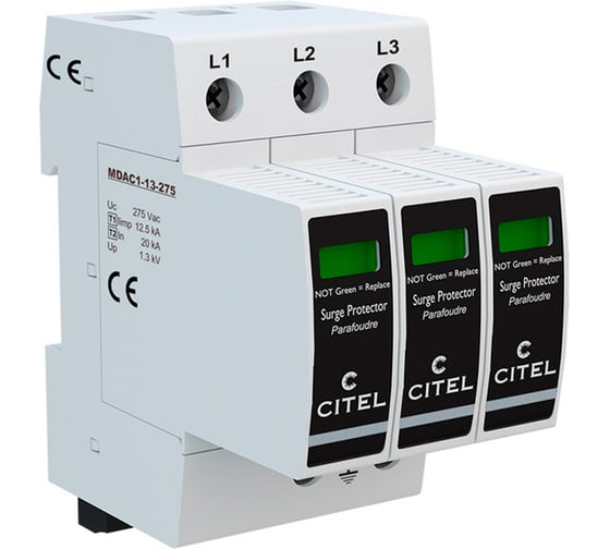 Изображение товара УЗИП Citel тип 1+2 DAC1-13S-30-275 821710223