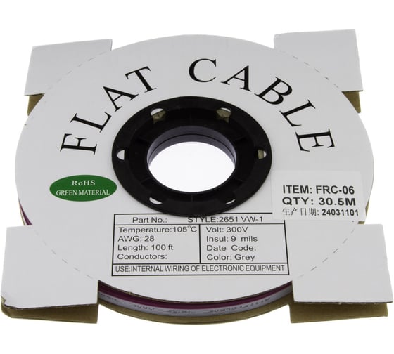 Изображение товара Шлейф плоский KEEN SIDE FRC-06 (упаковка 30,5 м) 153912