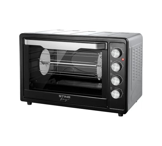 Изображение товара Духовой шкаф STINGRAY ST-EO110A мини-печь черный/сталь 65 л, конвекция, шашлычница, вертел 42367