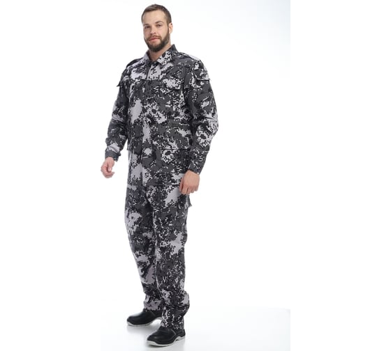 Изображение товара Костюм мужской военно-полевой камуфляж ИВАРУС, серая цифра, размер 52-54, рост 182-188 742, 52/182