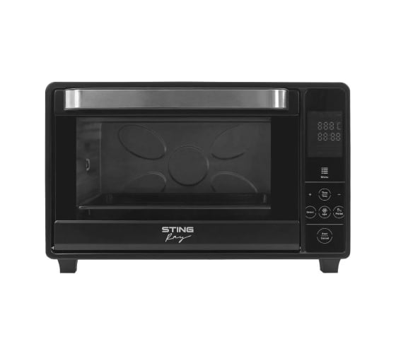 Изображение товара Духовой шкаф STINGRAY ST-EO129B мини-печь черный жемчуг 28 л, конвекция, вертел 43260